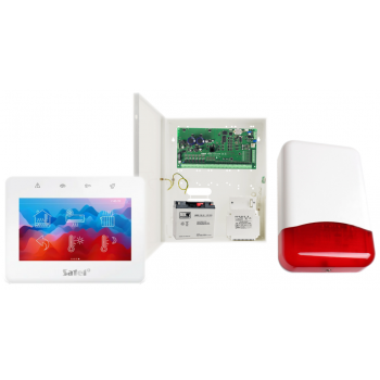 ZESTAW ALARMOWY SATEL INTEGRA 64 SET + AWO256 + INT-TSG2-W + TI700